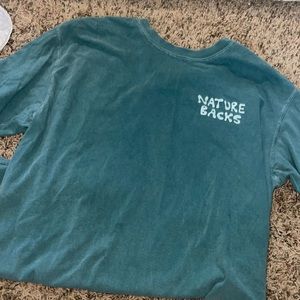 Nature backs shirt